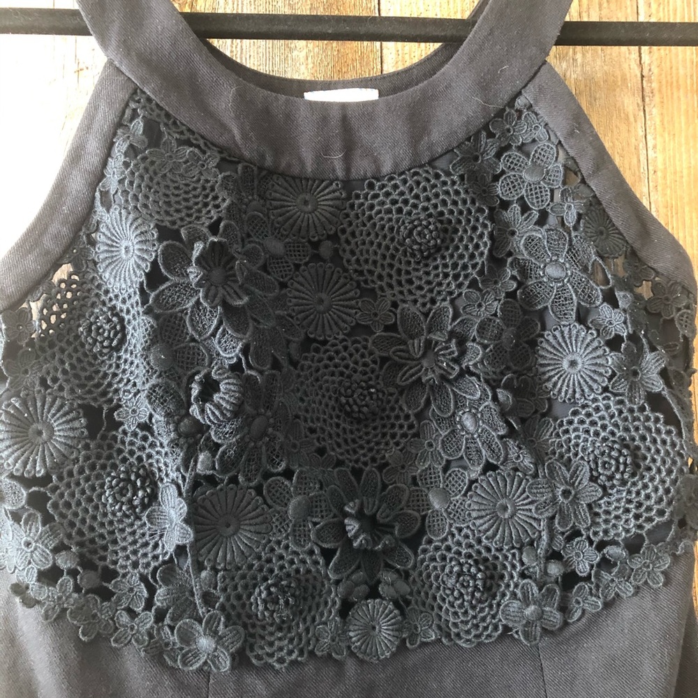 Anthropologie | Oleander Crochet Floral Dress - Picture 3 of 7
